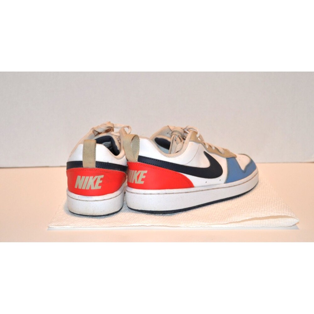 Nike Court Borough Low Recraft Kids Sneakers Blue/White/Red Size 6Y DV5456-124 - Picture 2 of 5